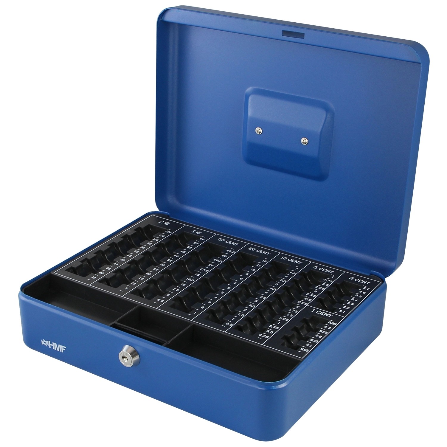 HMF 108-05 Geldkassette Münzzählbrett 30 x 24 x 9 cm Blau HMF 108-05 Geldkassette Münzzählbrett 30 x 24 x 9 cm Blau von HMF