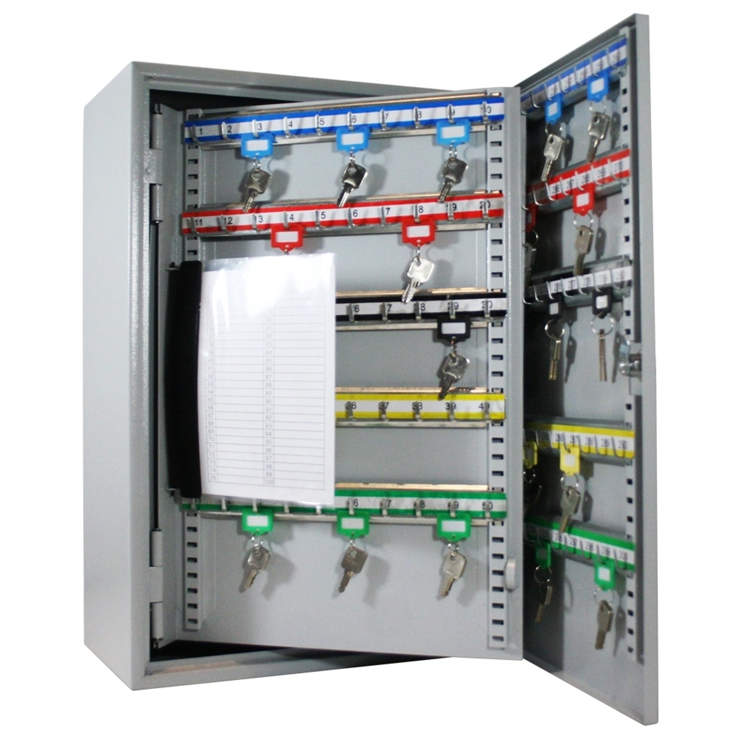 HMF 135300-07 Schlüsselschrank 300 Haken 55 x 38 x 20 cm Lichtgrau HMF 135300-07 Schlüsselschrank 300 Haken 55 x 38 x 20 cm Lichtgrau von HMF