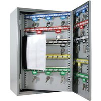 HMF - 135500-07 Schlüsselschrank 500 Haken, Schlüsselkasten, 55 x 73 x 20,5 cm, lichtgrau von HMF