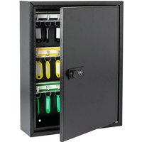 HMF - 13642-02 Schlüsselschrank mit Zahlencode, Schlüsselkasten groß, 42 Haken, 35 x 27 x 8 cm, Schwarz HMF - 13642-02 Schlüsselschrank mit Zahlencode, Schlüsselkasten groß, 42 Haken, 35 x 27 x 8 cm, Schwarz von HMF