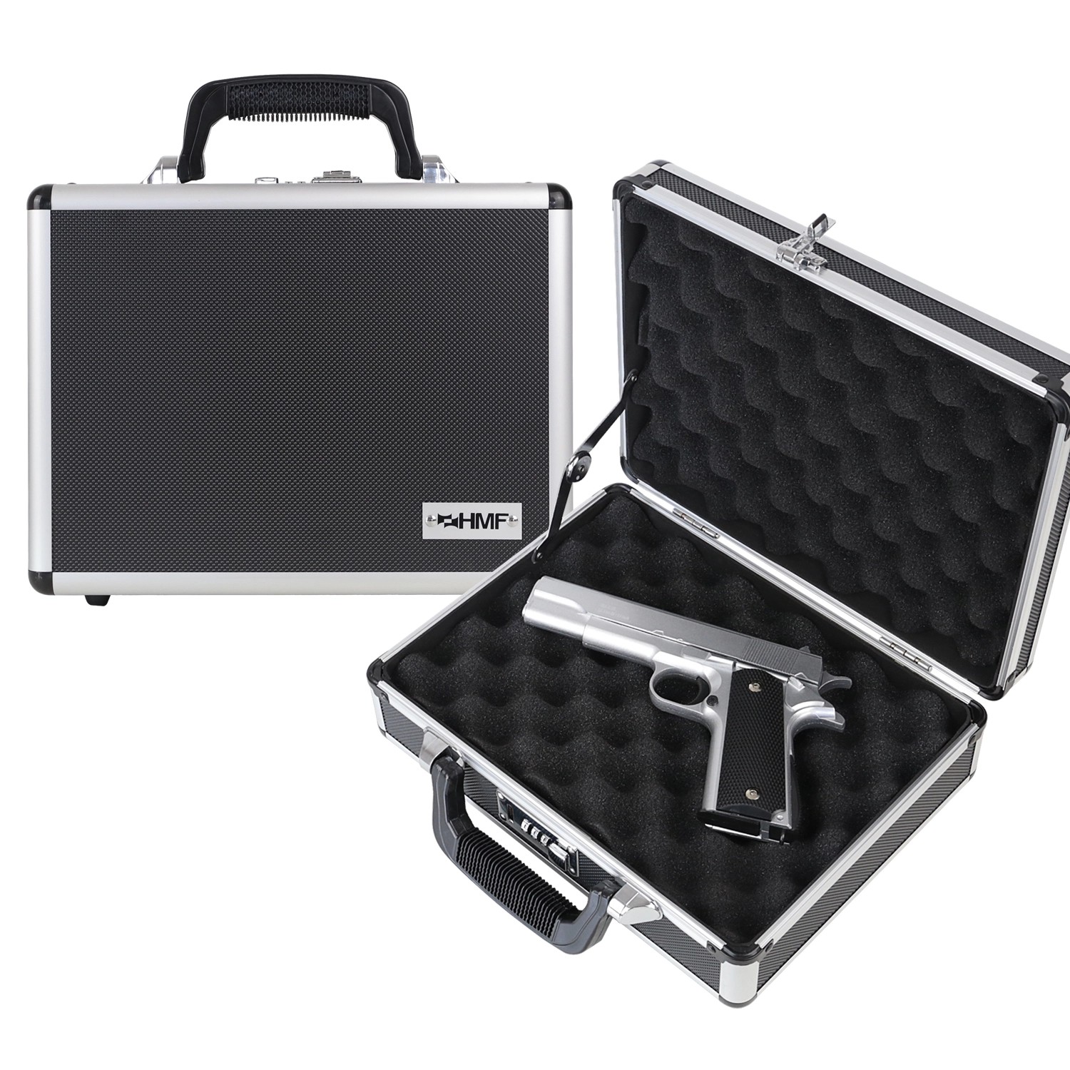 HMF 14401-02 Alu Koffer Zahlenschloss 31 x 26 x 11 cm Schwarz HMF 14401-02 Alu Koffer Zahlenschloss 31 x 26 x 11 cm Schwarz von HMF