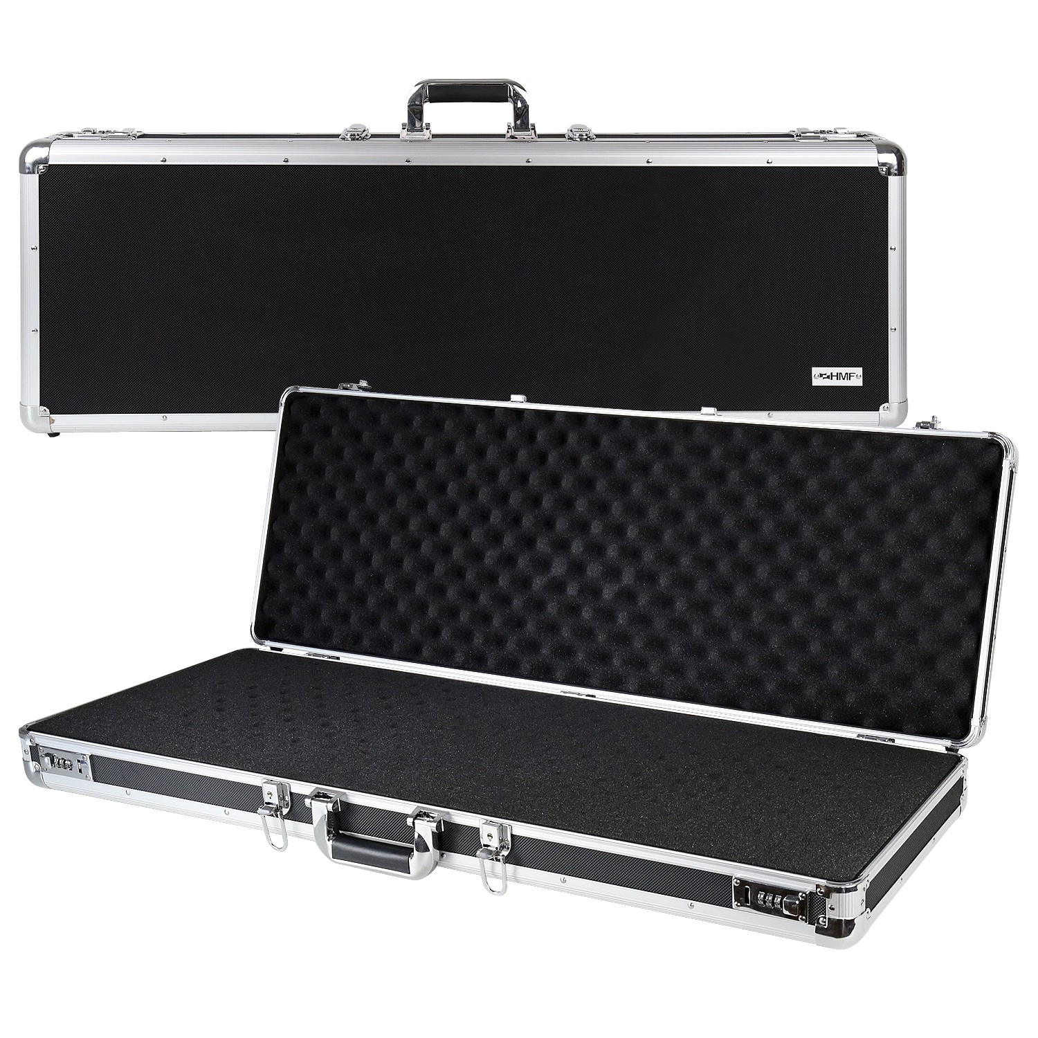 HMF 14404-02 Alu Koffer Rasterschaumstoff 96 x 36 x 12 cm Schwarz HMF 14404-02 Alu Koffer Rasterschaumstoff 96 x 36 x 12 cm Schwarz von HMF