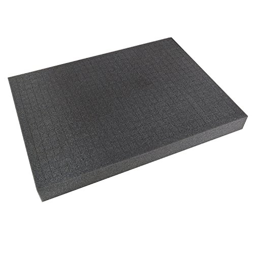 HMF 1451-45 Rasterschaumstoff, Würfelschaum, 440 x 315 mm, Koffereinlage, Tabletop, Höhe: 45 mm von HMF