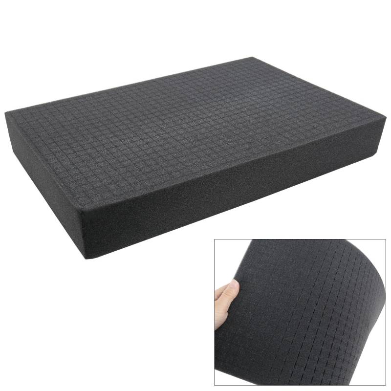 HMF 1456-80 Rasterschaumstoff Würfelschaum 345 x 550 mm Double-Size Koffereinlage Tabletop Höhe 80 mm HMF 1456-80 Rasterschaumstoff Würfelschaum 345 x 550 mm Double-Size Koffereinlage Tabletop Höhe 80 mm von HMF