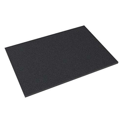 HMF 14570 Boden Schaumstoff | 345 x 550 mm | Double-Size | Koffereinlage | Tabletop | Höhe: 10 mm von HMF