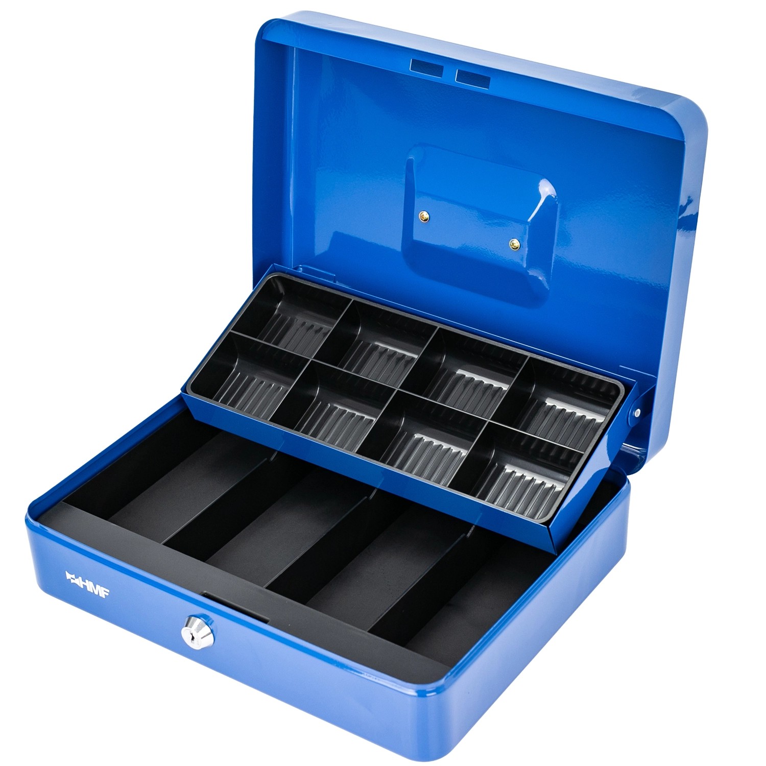 HMF 15130-05 Geldkassette Scheinfächer Münzfächer 30 x 24 x 9 cm Blau HMF 15130-05 Geldkassette Scheinfächer Münzfächer 30 x 24 x 9 cm Blau von HMF