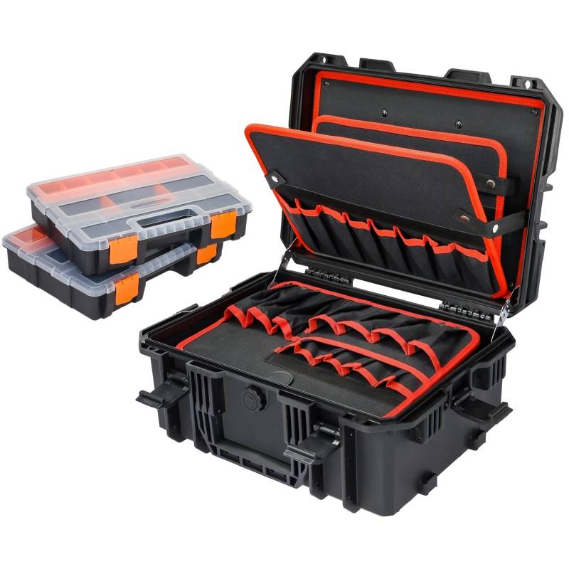 HMF 15603-02 Outdoor Werkzeugkoffer Leer Werkzeugkasten Groß 46 x 36 x 20 cm HMF 15603-02 Outdoor Werkzeugkoffer Leer Werkzeugkasten Groß 46 x 36 x 20 cm von HMF