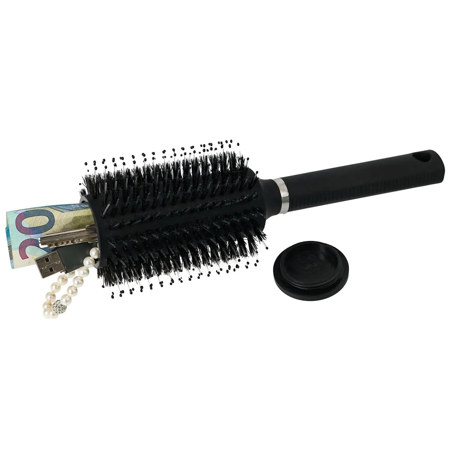 HMF 1726002 Geldversteck Zuhause Reise Haarbürste Geheimversteck im Bürstenkopf 24 x 8 x 8 cm Schwarz HMF 1726002 Geldversteck Zuhause Reise Haarbürste Geheimversteck im Bürstenkopf 24 x 8 x 8 cm Schwarz von HMF