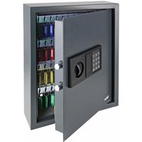 HMF - 2071-11 Schlüsseltresor 71 Haken, 46 x 36 x 12 cm, Anthrazit von HMF