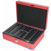 HMF - 208-03 Geldkassette Euro-Münzzählbrett, 25 x 18 x 9 cm, rot HMF - 208-03 Geldkassette Euro-Münzzählbrett, 25 x 18 x 9 cm, rot von HMF