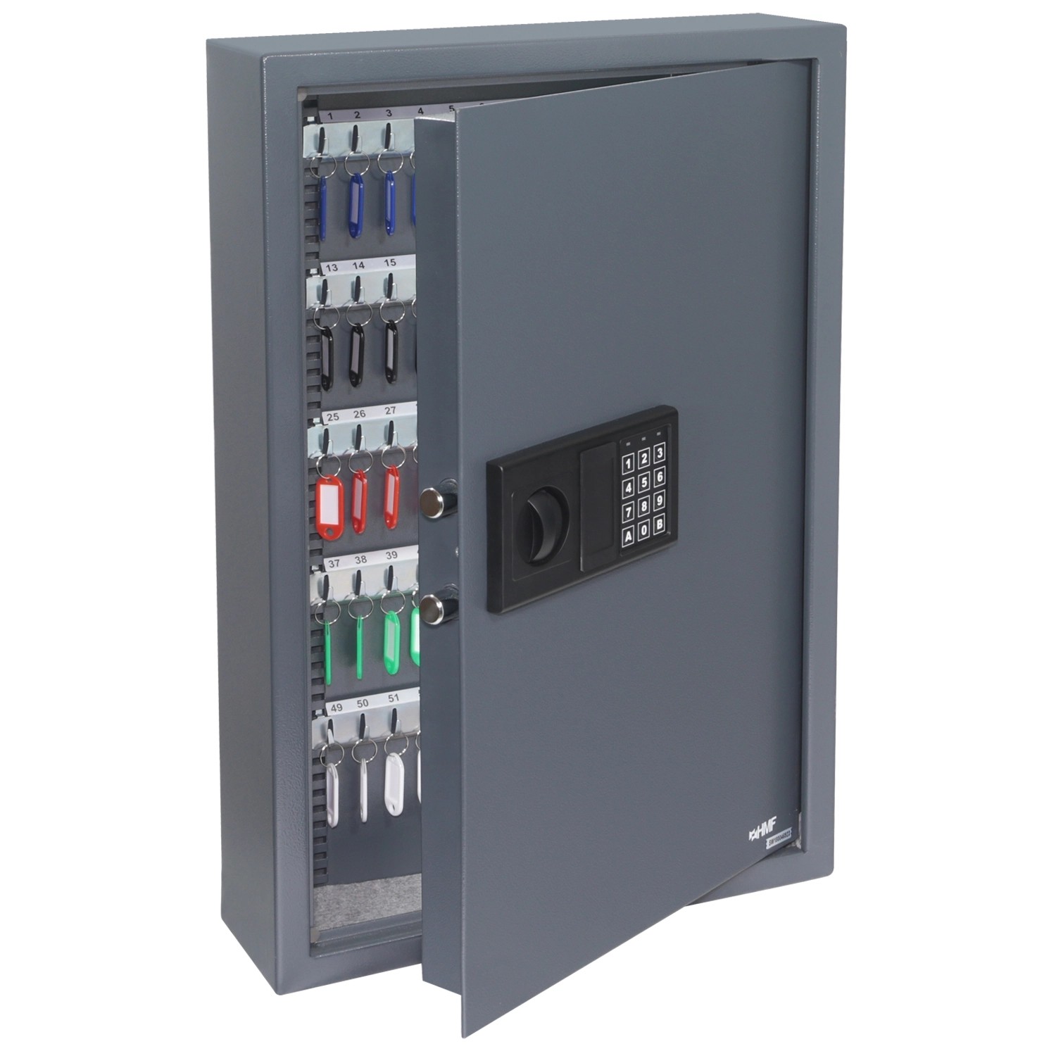 HMF 2100-11 Schlüsseltresor Zahlenschloss 108 Haken 66 x 43 x 13 cm Anthrazit HMF 2100-11 Schlüsseltresor Zahlenschloss 108 Haken 66 x 43 x 13 cm Anthrazit von HMF