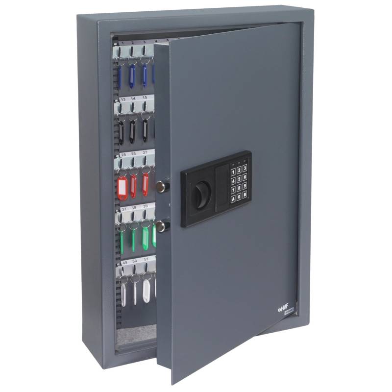 HMF 2100-11 Schlüsseltresor Zahlenschloss 108 Haken 66 x 43 x 13 cm Anthrazit HMF 2100-11 Schlüsseltresor Zahlenschloss 108 Haken 66 x 43 x 13 cm Anthrazit von HMF