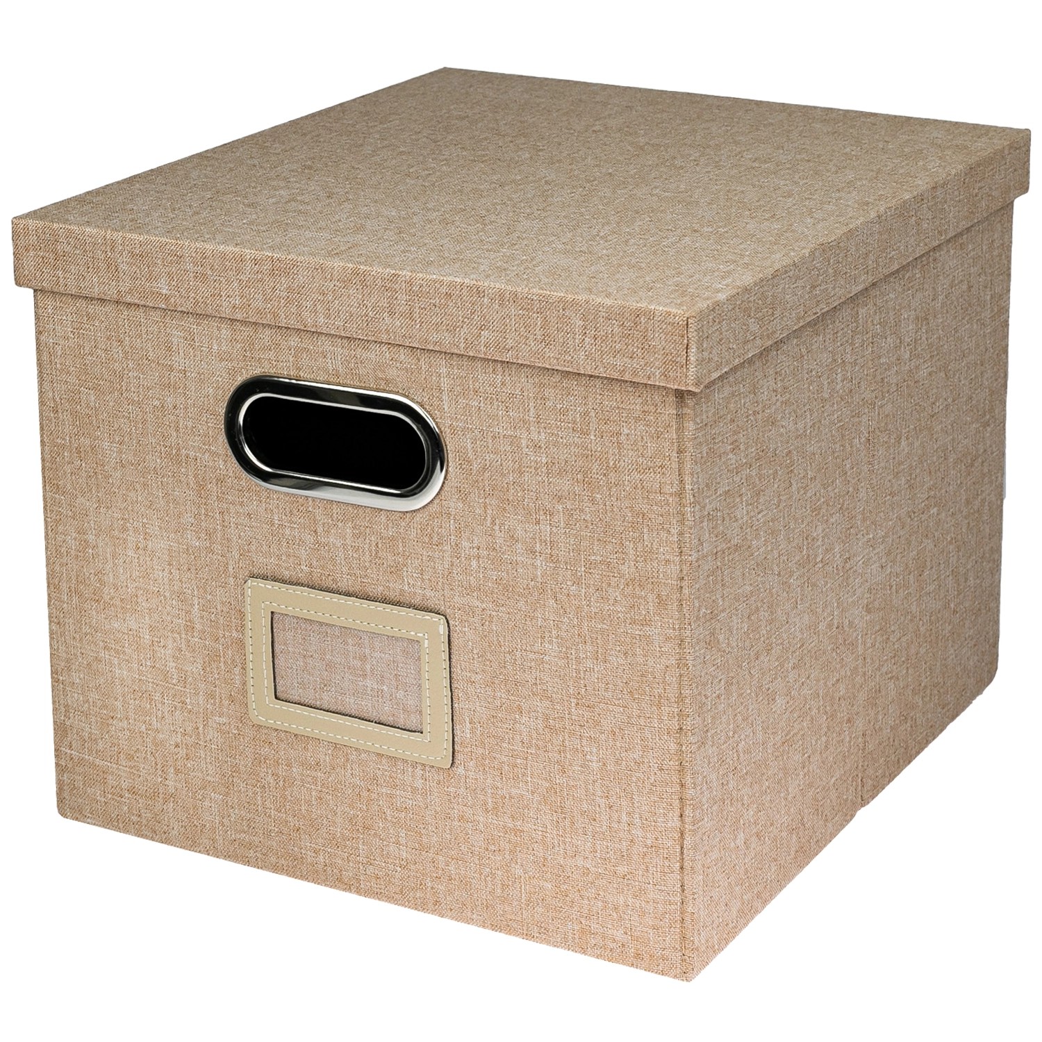 HMF 250473-27 Aufbewahrungsbox Deckel DIN A4 Hängeregister Kallax 33 x 37 x 28 cm von HMF