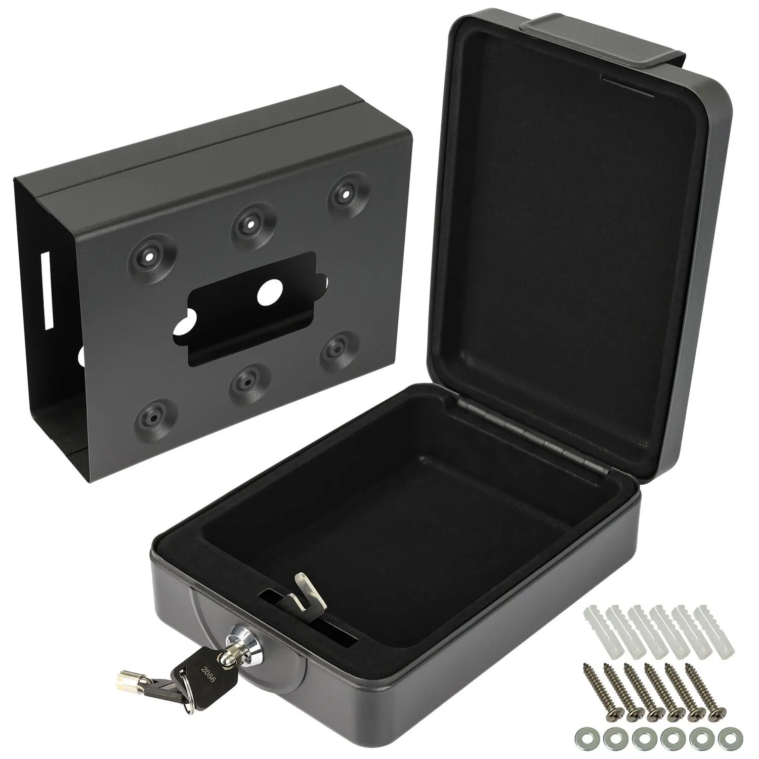 HMF 307-02 Anschraubbare Dokumentenbox 20 x 16 x 7 cm Schwarz HMF 307-02 Anschraubbare Dokumentenbox 20 x 16 x 7 cm Schwarz von HMF