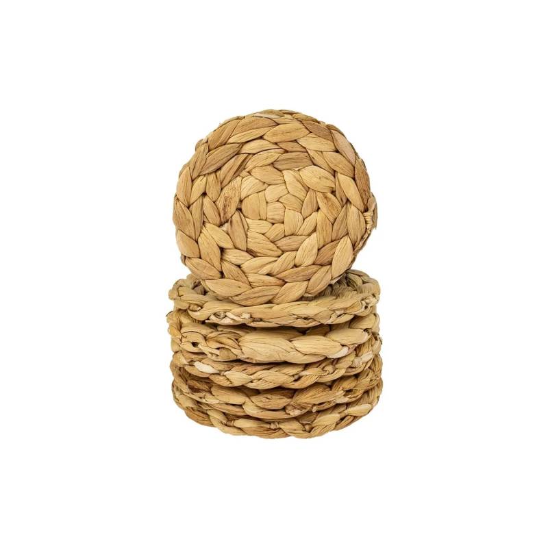 HMF 37235-S6 Untersetzer Rund Glasuntersetzer Geflochten aus Wasserhyazinthe 6er Set 10 cm HMF 37235-S6 Untersetzer Rund Glasuntersetzer Geflochten aus Wasserhyazinthe 6er Set 10 cm von HMF