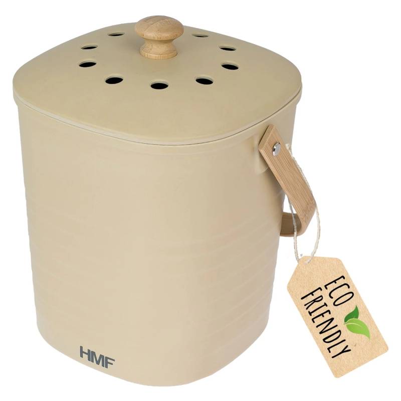 HMF 3780-3L-27 Biomülleimer Küche Geruchsdichter Komposteimer mit Deckel 3 Liter Beige HMF 3780-3L-27 Biomülleimer Küche Geruchsdichter Komposteimer mit Deckel 3 Liter Beige von HMF