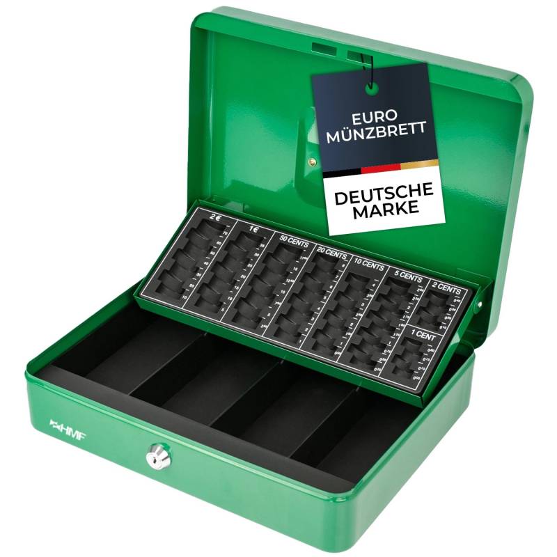 HMF 4215-06 Geldkassette Münzzählbrett 30 x 24 x 8 cm Grün HMF 4215-06 Geldkassette Münzzählbrett 30 x 24 x 8 cm Grün von HMF
