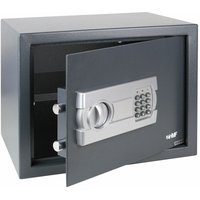 HMF - Möbeltresor Elektronikschloss, Safe, 38 x 30 x 30 cm, anthrazit, 4612312 von HMF