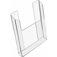 HMF - 46843 Wand Prospekthalter aus Acryl, din A4 Hochformat, 22 x 30,5 x 3,5 cm, Transparent HMF - 46843 Wand Prospekthalter aus Acryl, din A4 Hochformat, 22 x 30,5 x 3,5 cm, Transparent von HMF