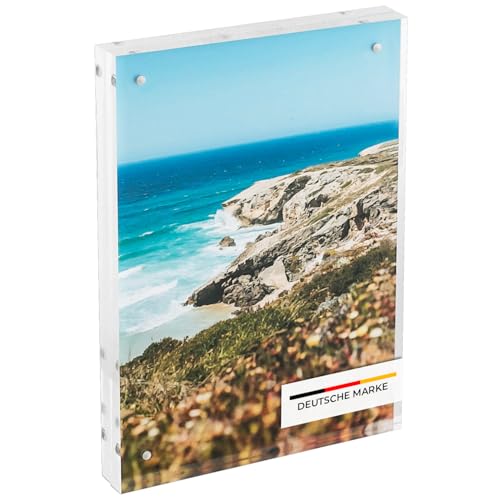 HMF 46973 Magnetischer Bilderrahmen aus Acrylglas | 15 x 21 cm | Transparent von HMF