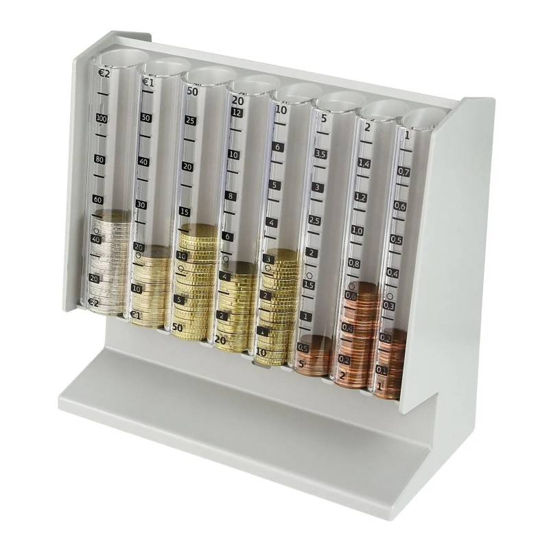 HMF 4700-07 Münzsortierer Spardose Euro 21 x 20 x 10 cm Lichtgrau HMF 4700-07 Münzsortierer Spardose Euro 21 x 20 x 10 cm Lichtgrau von HMF