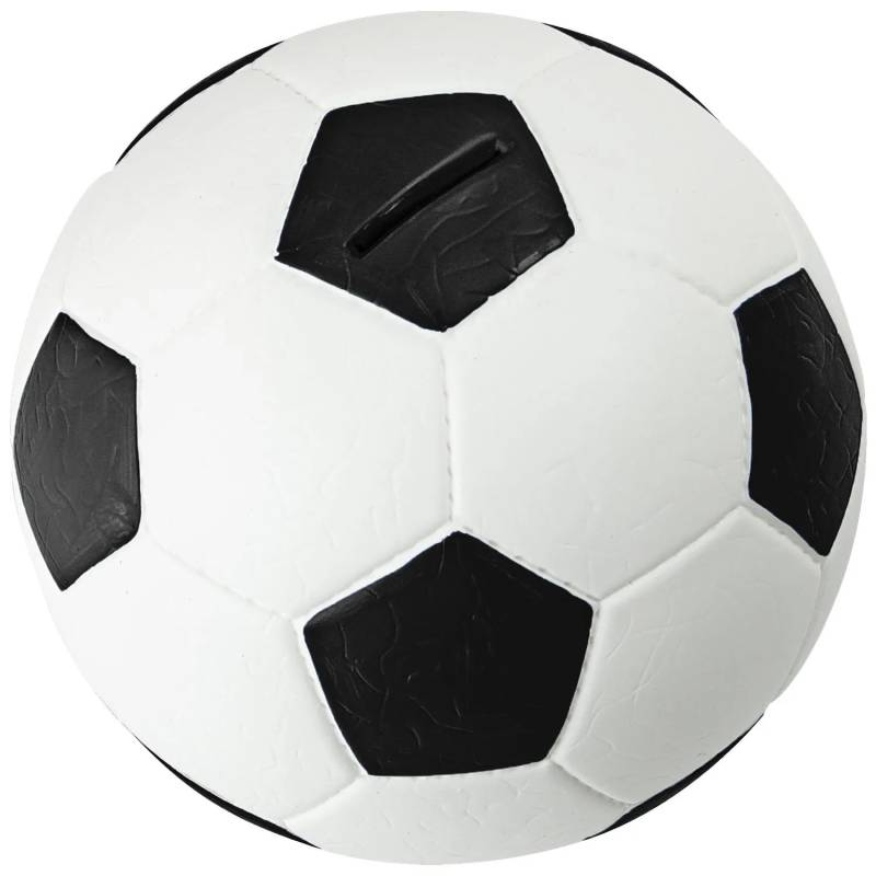 HMF 4790-01 Spardose Fußball Lederoptik 15 cm Durchmesser Schwarz Weiß HMF 4790-01 Spardose Fußball Lederoptik 15 cm Durchmesser Schwarz Weiß von HMF