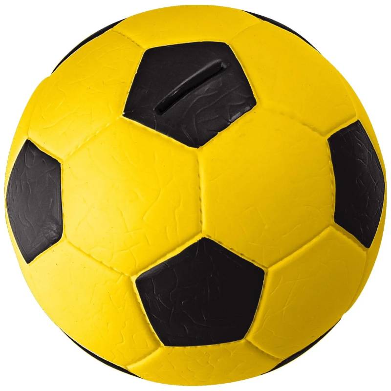 HMF 4790-17 Spardose Fußball Lederoptik 15 cm Durchmesser Schwarz Gelb HMF 4790-17 Spardose Fußball Lederoptik 15 cm Durchmesser Schwarz Gelb von HMF