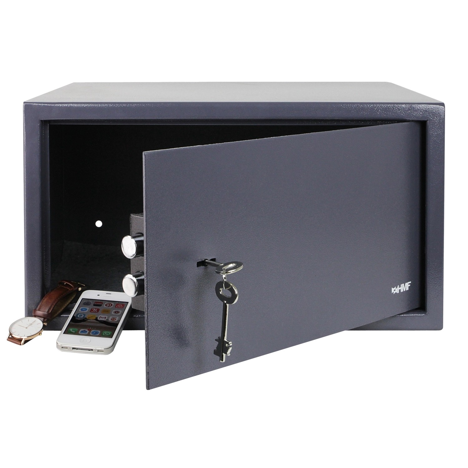 HMF 49204-11 Safe Tresor Schlüssel Möbeltresor Laptop Ordner 45 x 25 x 36 cm Anthrazit HMF 49204-11 Safe Tresor Schlüssel Möbeltresor Laptop Ordner 45 x 25 x 36 cm Anthrazit von HMF