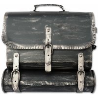 HMF - 506-09 Briefkasten Antik schulranzen wns, 36 x 41 x 8,5 cm silber HMF - 506-09 Briefkasten Antik schulranzen wns, 36 x 41 x 8,5 cm silber von HMF