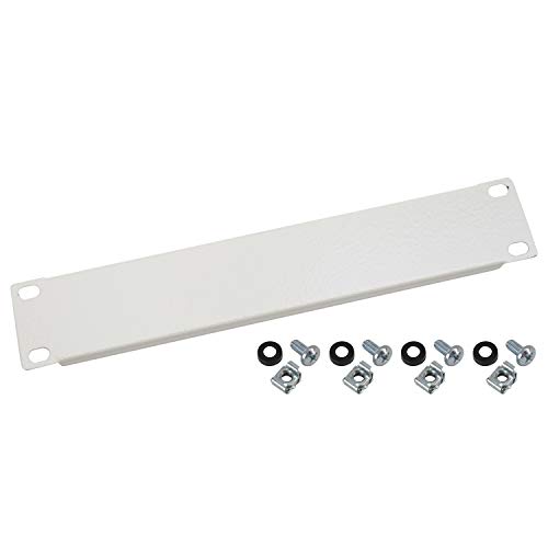 HMF 63370-07 Blindabdeckung für Serverschrank | 10 Zoll | 1 HE | Lichtgrau von HMF