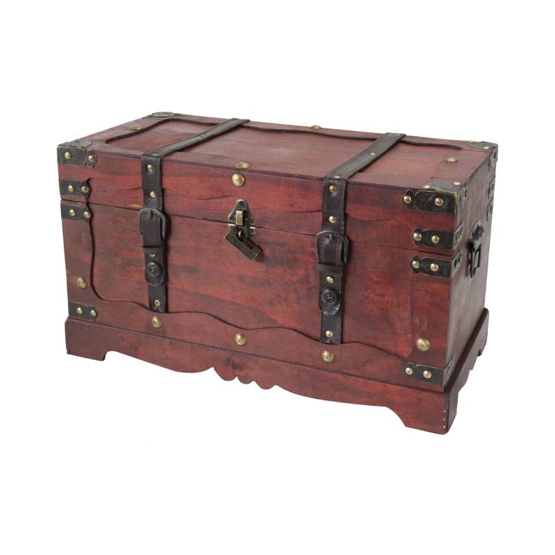 HMF 6400-150 Schatztruhe Holz Schloss 50 x 25 x 28 cm Frankreich HMF 6400-150 Schatztruhe Holz Schloss 50 x 25 x 28 cm Frankreich von HMF