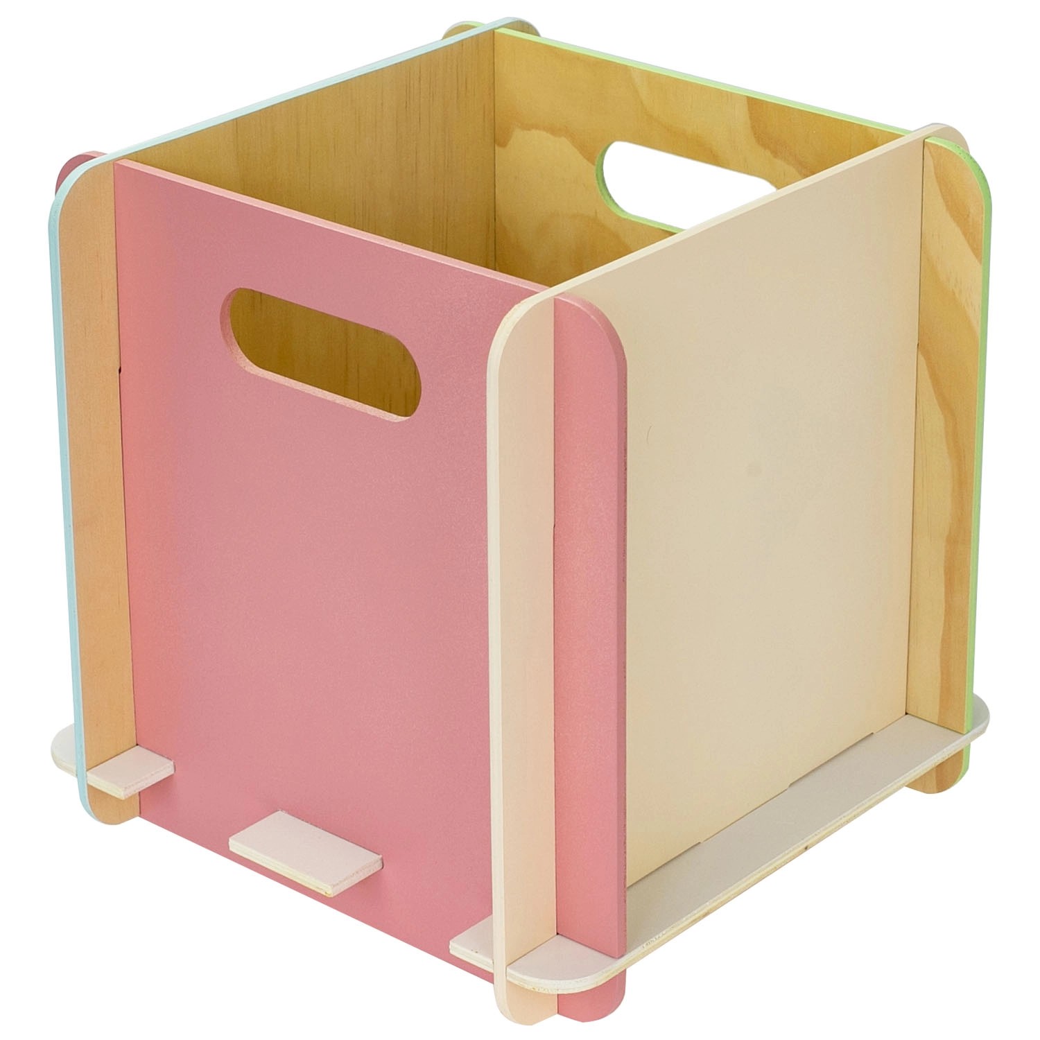 HMF Aufbewahrungsbox  3740 Holz zum Zusammenstecken 25cm in Mehrfarbig HMF Aufbewahrungsbox  3740 Holz zum Zusammenstecken 25cm in Mehrfarbig von HMF