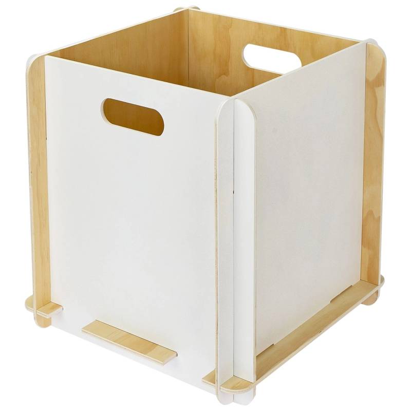 HMF Aufbewahrungsbox 3740 Holz zum Zusammenstecken 32cm in Weiß HMF Aufbewahrungsbox 3740 Holz zum Zusammenstecken 32cm in Weiß von HMF