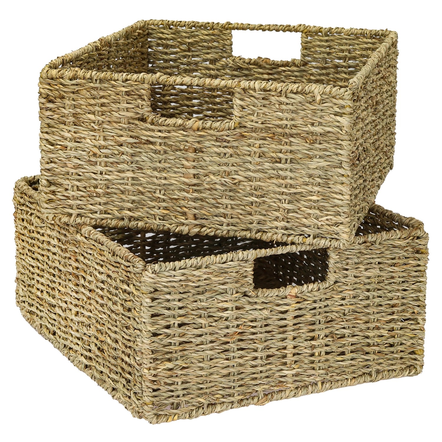 HMF Aufbewahrungskorb Korb Geflochten Seegras Kallax Halbes Fach 30 x 34 x 15 cm HMF Aufbewahrungskorb Korb Geflochten Seegras Kallax Halbes Fach 30 x 34 x 15 cm von HMF