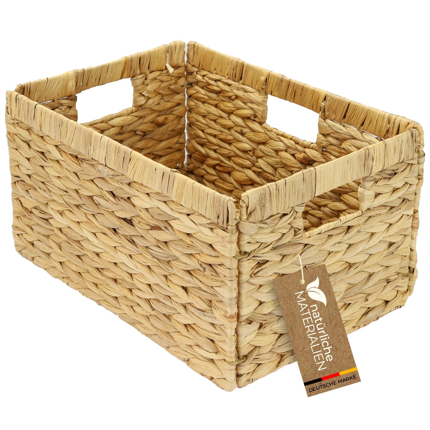 HMF Aufbewahrungskorb Korb Geflochten Wasserhyazinthe Billy 35 x 25 x 20 cm HMF Aufbewahrungskorb Korb Geflochten Wasserhyazinthe Billy 35 x 25 x 20 cm von HMF