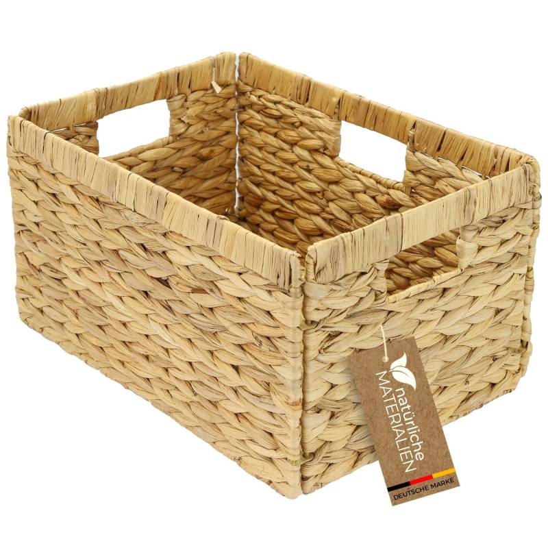 HMF Aufbewahrungskorb Korb Geflochten Wasserhyazinthe Billy 35 x 25 x 20 cm HMF Aufbewahrungskorb Korb Geflochten Wasserhyazinthe Billy 35 x 25 x 20 cm von HMF