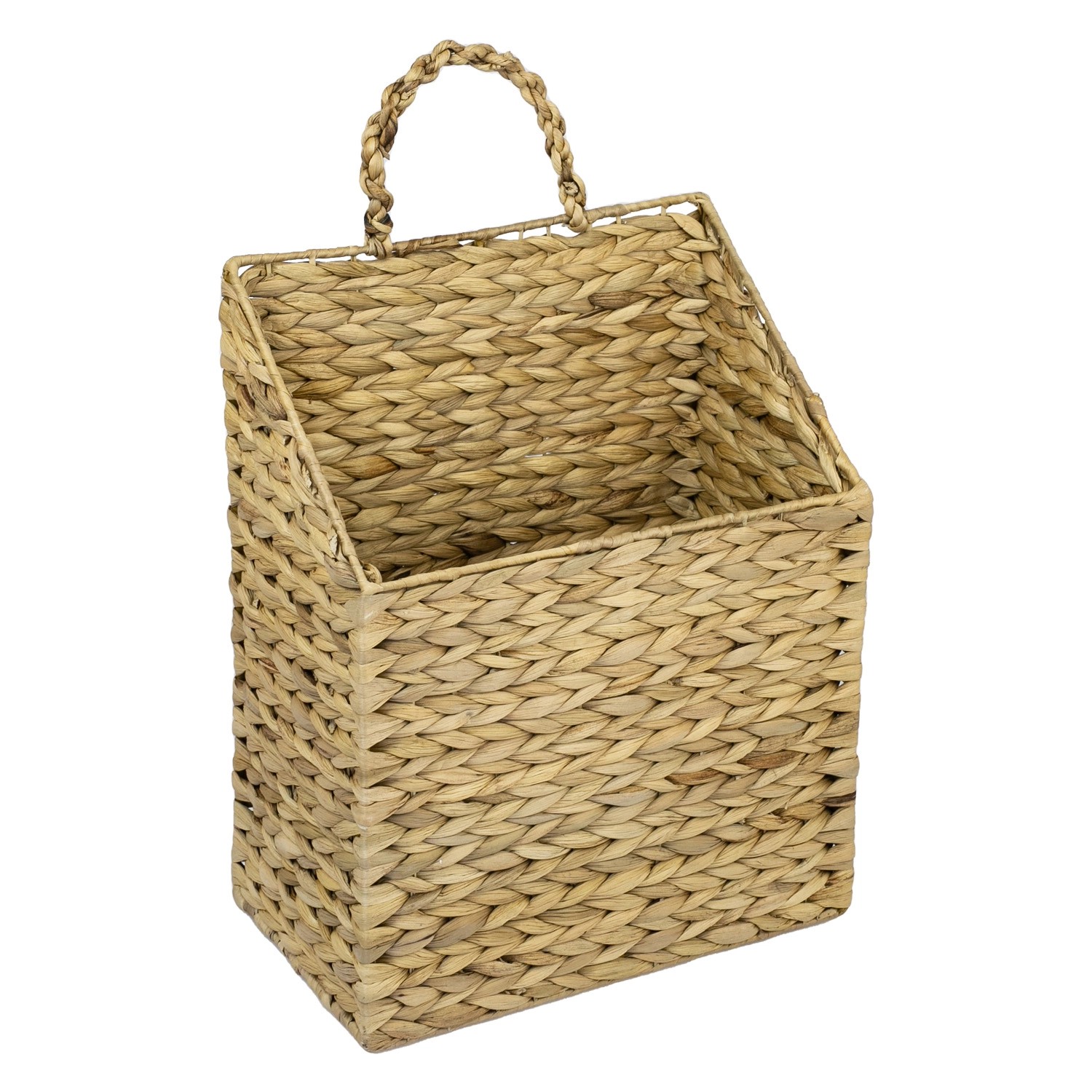 HMF Hängekorb Geflochten Wasserhyazinthe Zeitungskorb 30 x 17 x 38 cm HMF Hängekorb Geflochten Wasserhyazinthe Zeitungskorb 30 x 17 x 38 cm von HMF