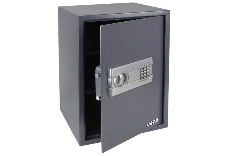 HMF Möbeltresor Robuster Tresor aus Stahl (inkl. Notschlüssel), Schließfach mit Elektronischem Schloss, 50 x 35 x 31 cm, anthrazit HMF Möbeltresor Robuster Tresor aus Stahl (inkl. Notschlüssel), Schließfach mit Elektronischem Schloss, 50 x 35 x 31 cm, anthrazit von HMF