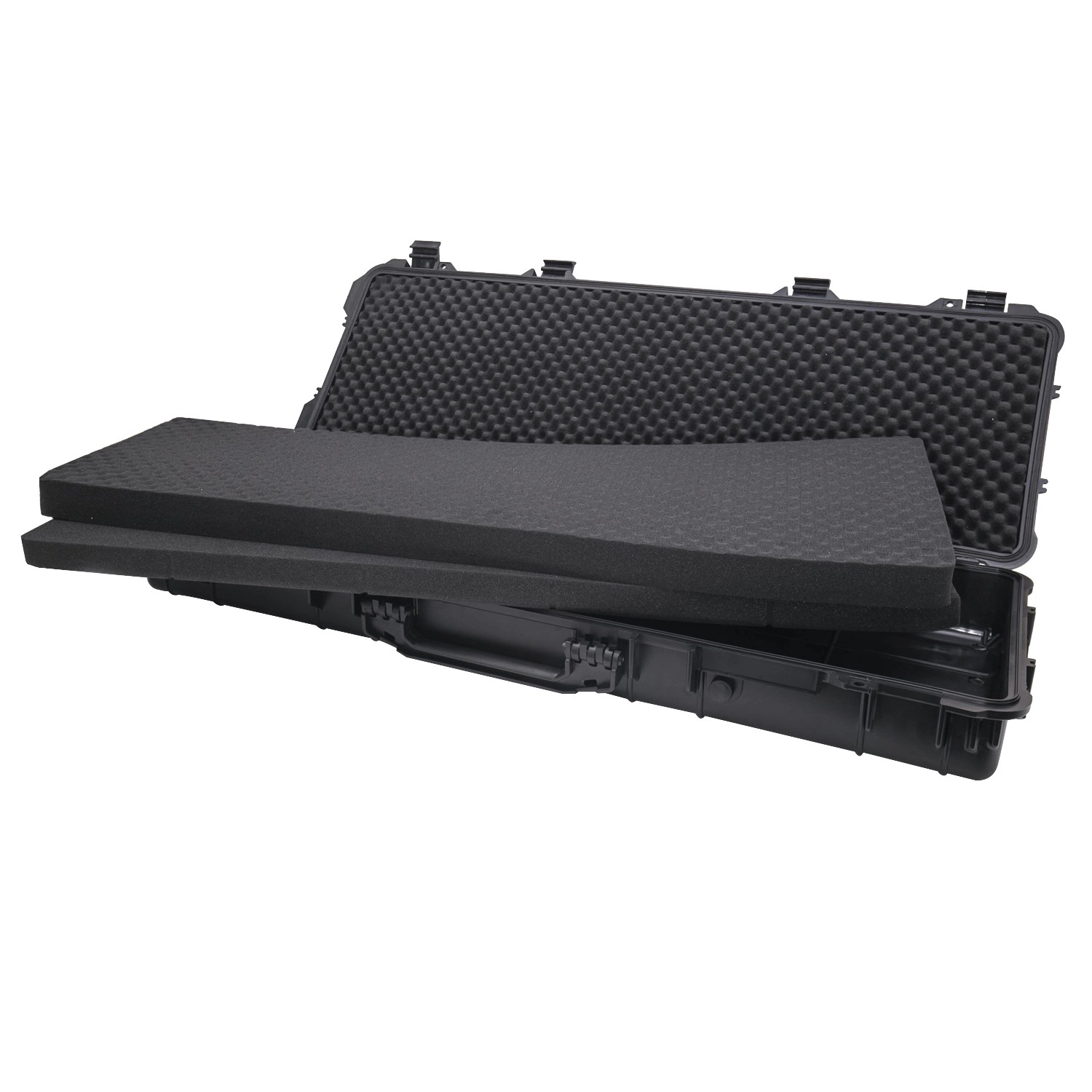 HMF ODK200 Outdoor-Koffer Gewehrkoffer Rasterschaumstoff 113 x 42 x 16 cm von HMF