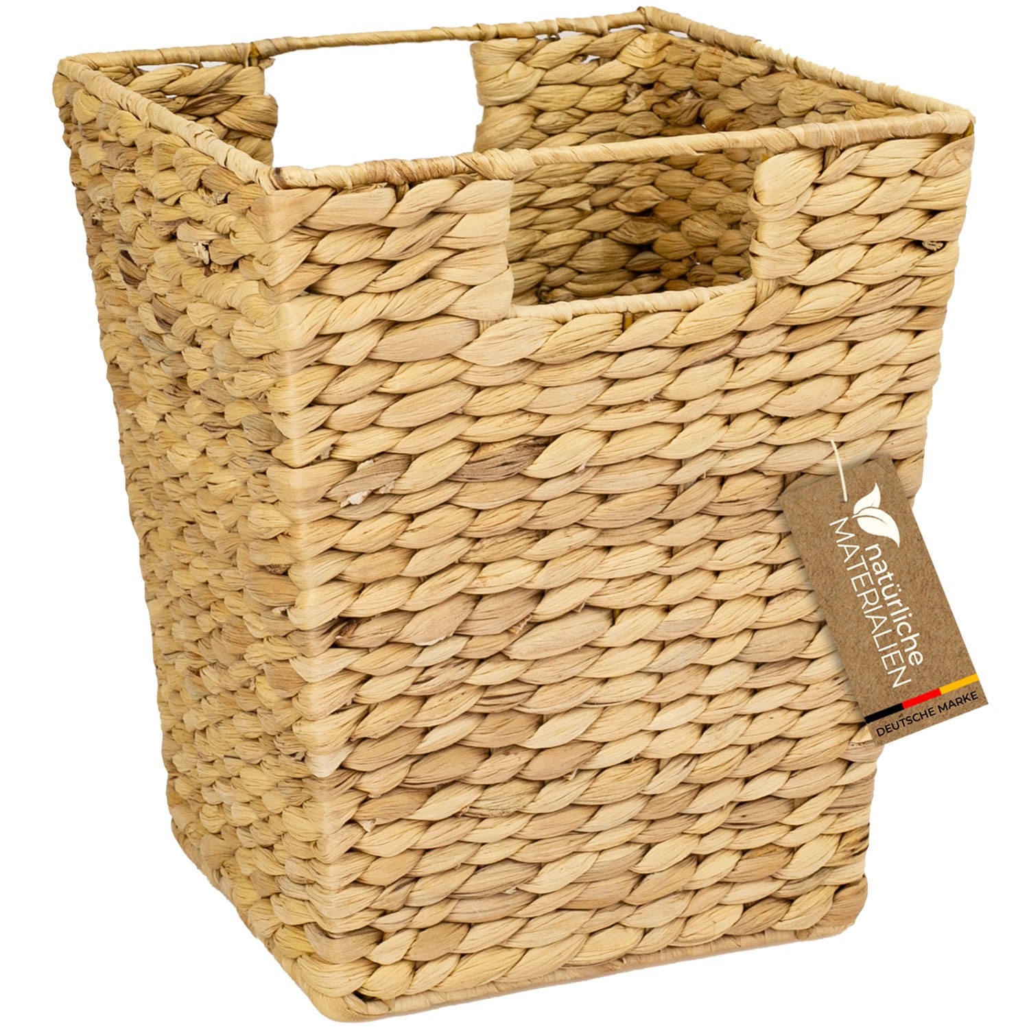 HMF Papierkorb Büro Aufbewahrungskorb Geflochten Wasserhyazinthe Eckig 25 x 25 x 30 cm HMF Papierkorb Büro Aufbewahrungskorb Geflochten Wasserhyazinthe Eckig 25 x 25 x 30 cm von HMF