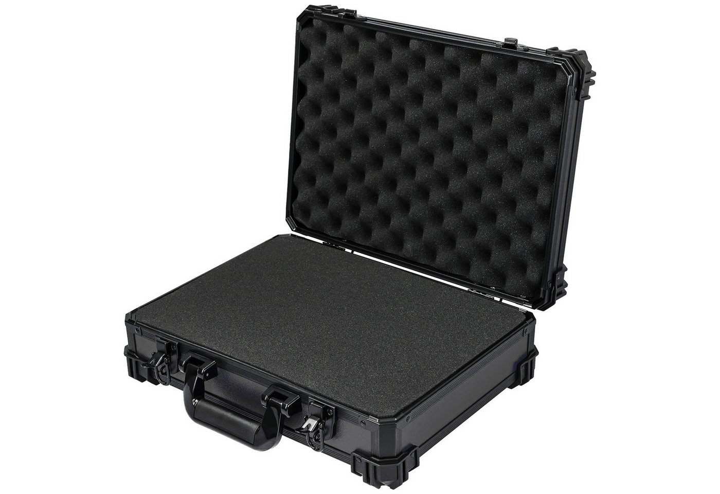 HMF Werkzeugkoffer 15502-02 Transportkoffer mit Rasterschaumstoff, Universalkoffer, 39 x 29 x 12 cm, Schwarz HMF Werkzeugkoffer 15502-02 Transportkoffer mit Rasterschaumstoff, Universalkoffer, 39 x 29 x 12 cm, Schwarz von HMF
