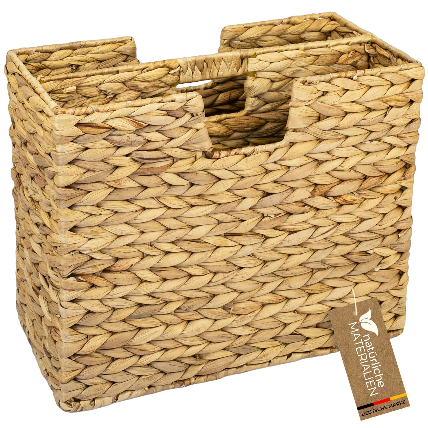 HMF Zeitungsständer Zeitungskorb Geflochten Wasserhyazinthe 2 Fächer 40 x 20 x 33 cm HMF Zeitungsständer Zeitungskorb Geflochten Wasserhyazinthe 2 Fächer 40 x 20 x 33 cm von HMF