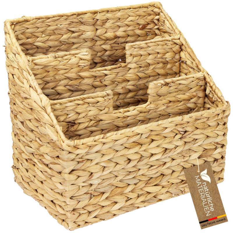 HMF Zeitungsständer Zeitungskorb Geflochten Wasserhyazinthe 3 Fächer 35 x 24 x 32 cm HMF Zeitungsständer Zeitungskorb Geflochten Wasserhyazinthe 3 Fächer 35 x 24 x 32 cm von HMF