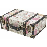 VKO105 Holzkoffer im Vintage-Design, Barock, 38 x 26 x 13 cm - HMF VKO105 Holzkoffer im Vintage-Design, Barock, 38 x 26 x 13 cm - HMF von HMF