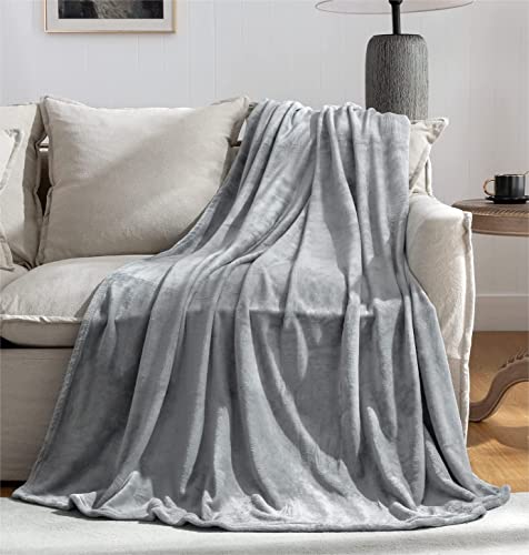 HMFSXKR Decke Sofa Kuscheldecke Fleecedecke Decken verwendet Werden Sofakissen Bettdecke Wohnzimmerdecke wolldecke (Light Gray, 135x150cm) von HMFSXKR