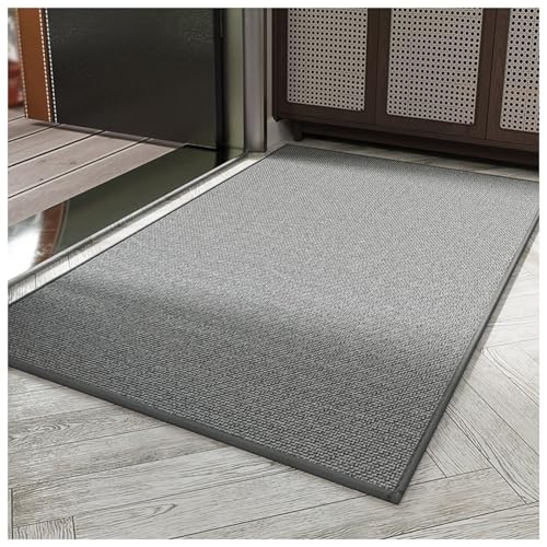 HMGAQNP Gewebter Teppich Retro-Bodenmatte für die Eingangstür, gewebte Teppiche für Wohnzimmer, Küche, Schlafzimmer, Läufer, Eingang, Gummi-Anti-Rutsch-Bodenmatten Heimdekoration(A3,60x90cm/24x35in) von HMGAQNP