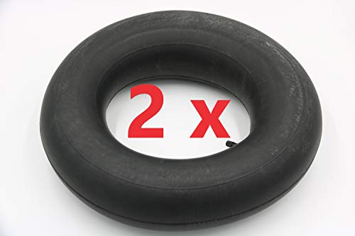 2X HMH-Shop Schlauch 4.00-8 Schubkarrenschlauch 2er Set 4.80 Ersatzschlauch für Schubkarre 400x100mm Innenschlauch 2 Stück Luftreifen gerades Auto Ventil TR13 Luftrad Tube Reifenschlauch von HMH