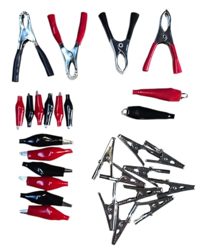 Aligatorklemmen 28tlg. Set Sortiment Krokodilklammern 28 Stück Aligatorklammern Krokodilklemmen Aligatorklemmen 28tlg. Set Sortiment Krokodilklammern 28 Stück Aligatorklammern Krokodilklemmen von HMH