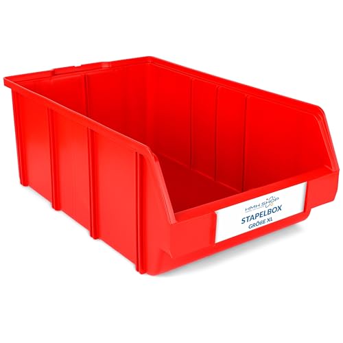 HMH 5x Stapelboxen Größe XL Werkstatt Garage Keller Sichtlagerboxen 489x304x185mm Lagerboxen ROT Sichtlagerkästen Kleinteile Aufbewahrung HMH 5x Stapelboxen Größe XL Werkstatt Garage Keller Sichtlagerboxen 489x304x185mm Lagerboxen ROT Sichtlagerkästen Kleinteile Aufbewahrung von HMH