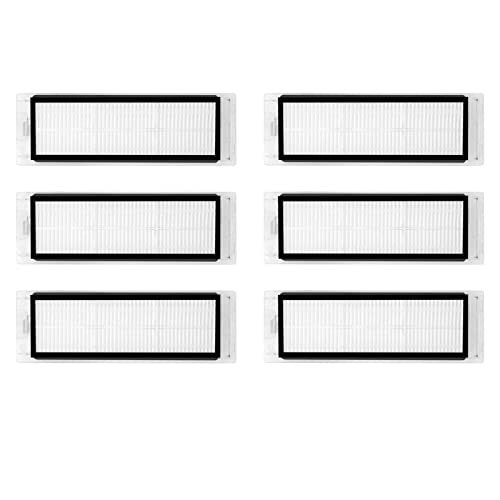 6 Stück waschbarer Filter-Ersatzfilter, kompatibel mit Roborock Q5 Staubsaugerroboter, Teilezubehör von HMHAMA